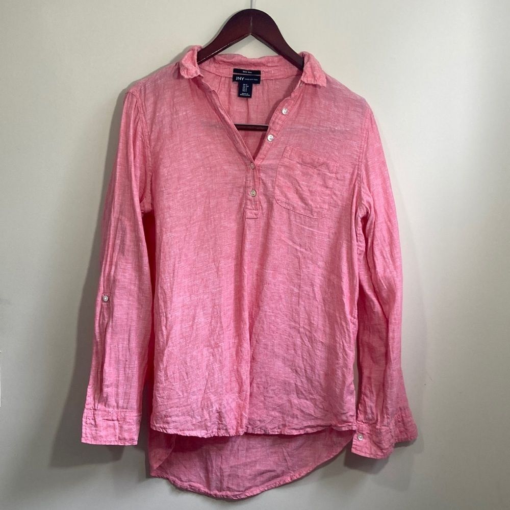 Jones New York Womens Long Sleeve Blouse Size Small
